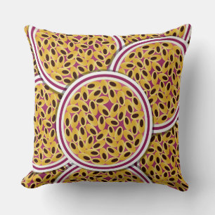 Funky passion fruit cushion