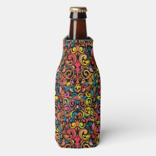 Funky pattern bottle cooler