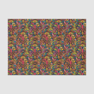 Funky pattern tissue paper
