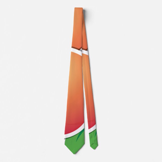 Funky peach tie (Front)