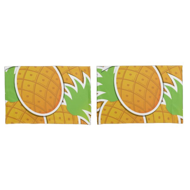 Funky pineapple pillowcase (Front-Set)