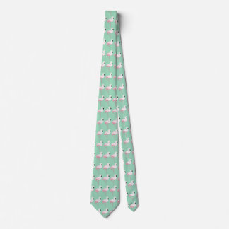 Funky Pink Flamingos Tie