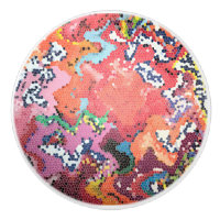 Funky Pink Pastels Abstract