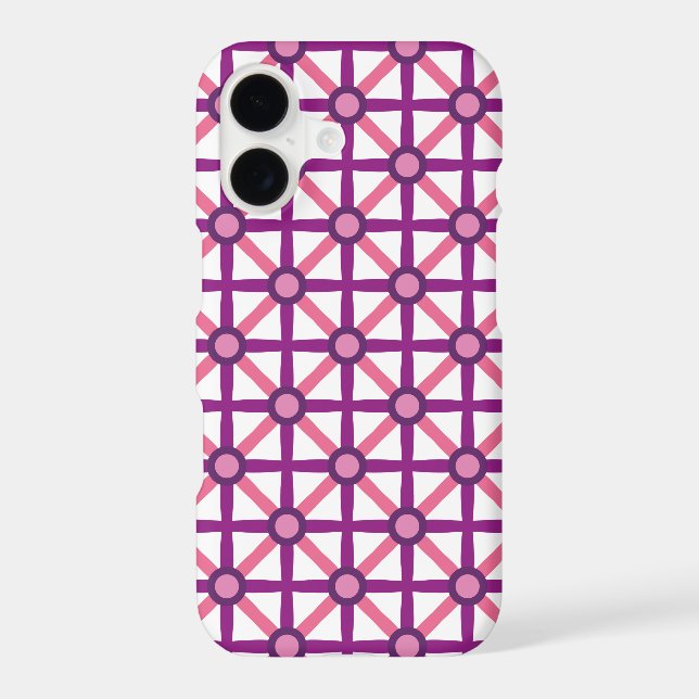 Funky Pink & Purple Pattern (Back)