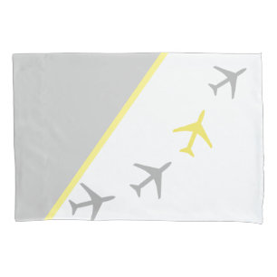 Funky Plane Aeroplane Pilot Aviation Flying Pillowcase