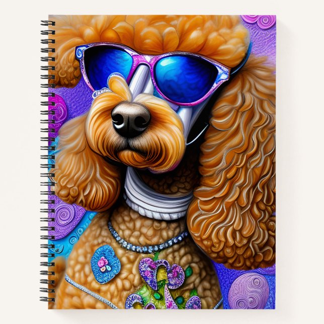 Funky Poodle Notebook (Front)