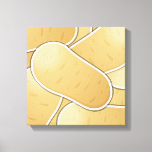 Funky potato canvas print
