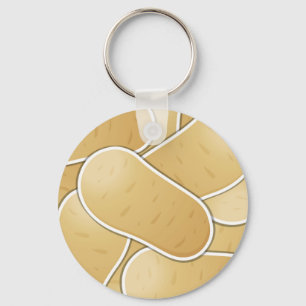 Funky potato key ring