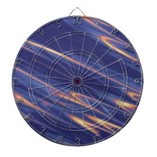 Funky Purple Art Dartboard