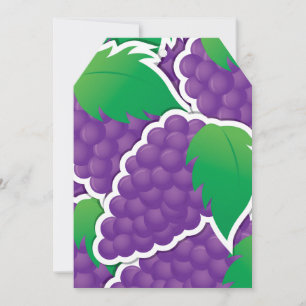 Funky purple grapes
