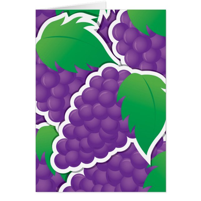 Funky purple grapes (Front)