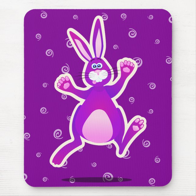 Funky rabbit, mousepad (Front)