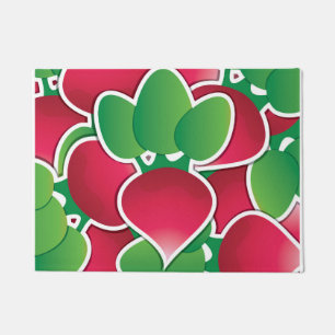 Funky radish doormat