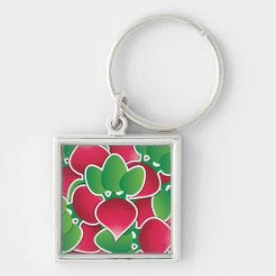 Funky radish key ring