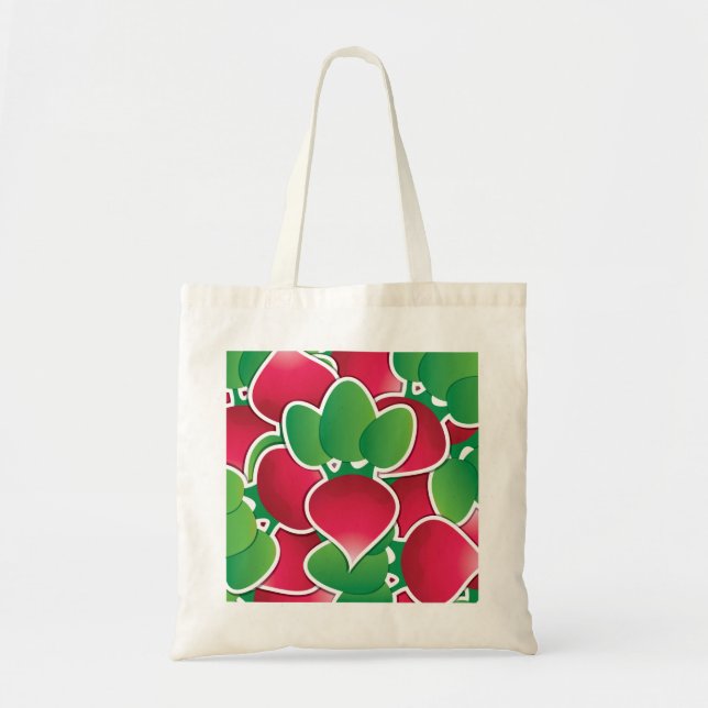 Funky radish tote bag (Front)