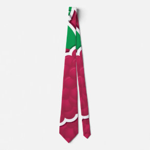 Funky red grapes tie