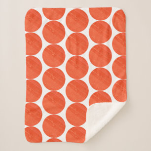 Funky Red Jade Jasper Texture Circles Blanket