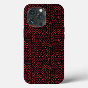 Funky Red Memphis Design OtterBox Samsung Galaxy C iPhone 13 Pro Case