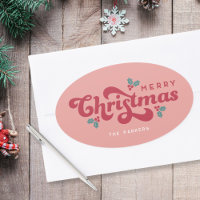 Funky Retro 70s Holly Jolly Christmas