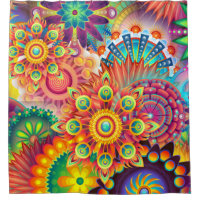 Funky Retro Pattern Abstract Bohemian