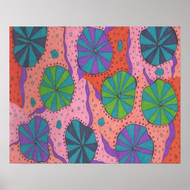 Funky Retro Vibes  Poster (Front)