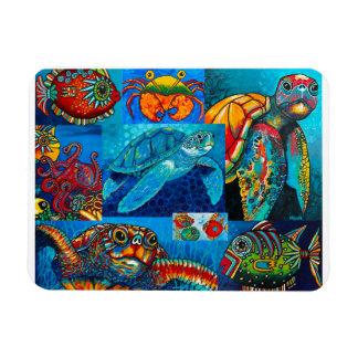 "Funky Sea Critters" Magnet