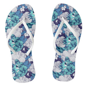 Funky Seashell Pattern Jandals