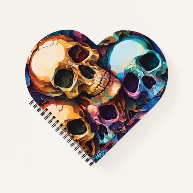 Funky Skulls Notebook (Front)