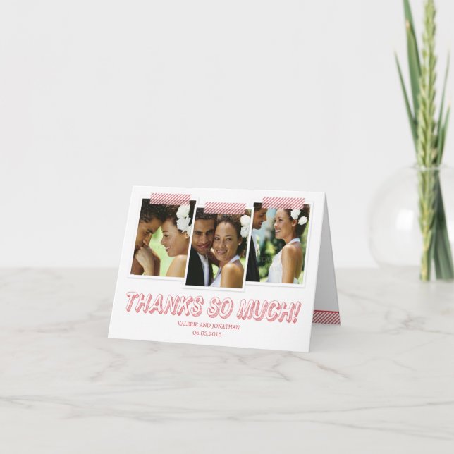 Funky Snapshots Thank You Card (Front)