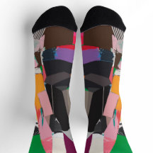 Funky socks unisex Colorful socks Multicolor socks