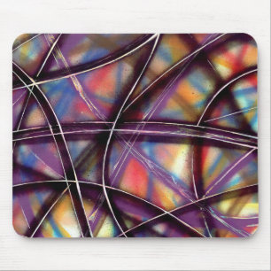 Funky Space Highway Mouse Pad