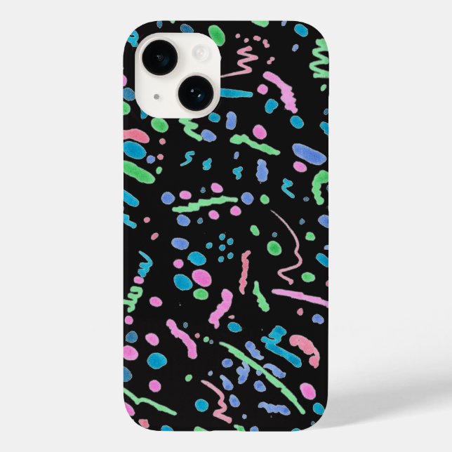 Funky Splatter iPhone Case (Back)
