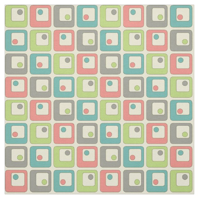 Funky Squares Fabric (Swatch)