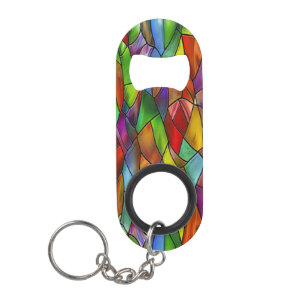 Funky Stained Glass Charm