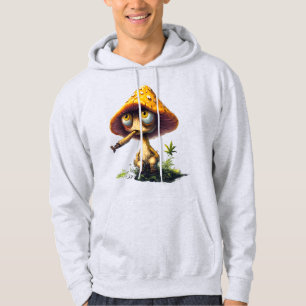 Funky Stoned Mushroom Cartoon T-Shirt Hoodie