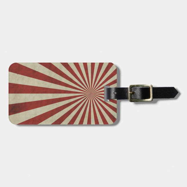 Funky stripes luggage tags (Front Horizontal)