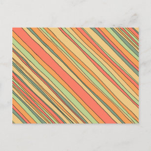 Funky Stripes postcard