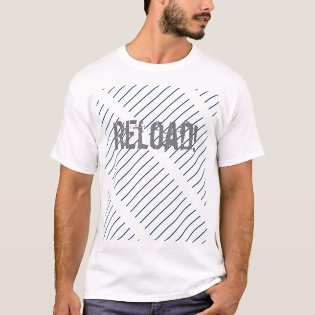 Funky Stylish Reload T-Shirt Top (Front)