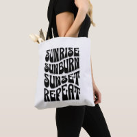 Funky summer tote bag 