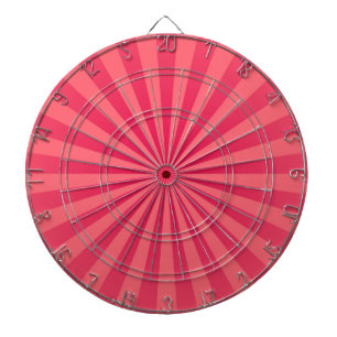 Funky Sun Rays Retro Stripes Dartboard