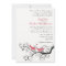 Funky Swirly Pink Love Bird Tree Wedding Invites