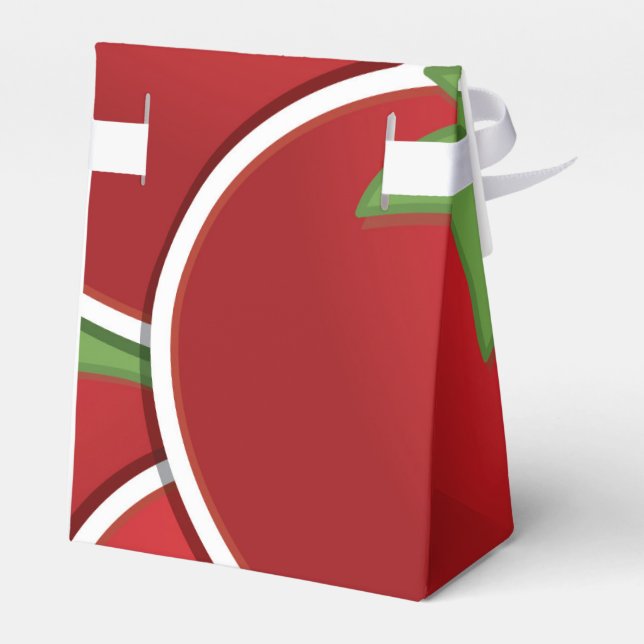 Funky tomato favour box (Back Side)