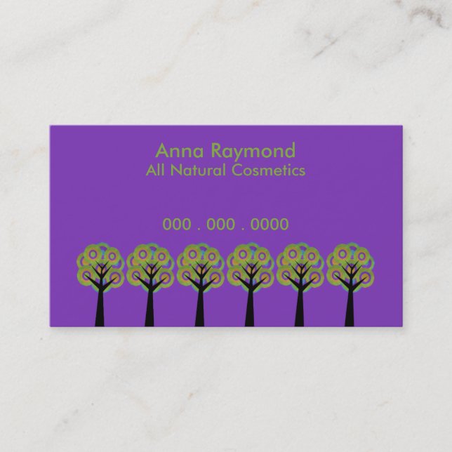Funky Trees Business Card (Front)