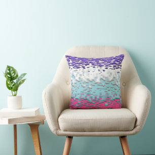 Funky Trippy Ripply Groovy Multisexual Pride Flag Cushion