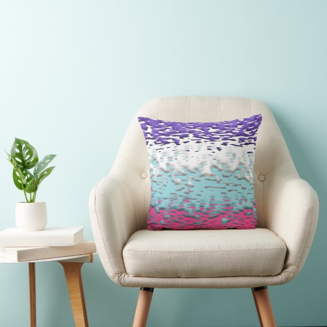 Funky Trippy Ripply Groovy Multisexual Pride Flag Cushion (Chair)