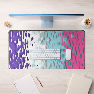Funky Trippy Ripply Groovy Multisexual Pride Flag Desk Mat