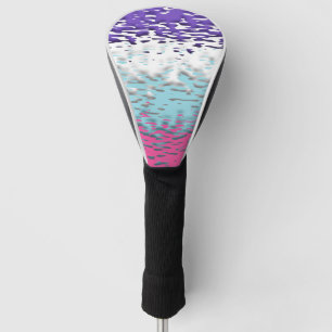 Funky Trippy Ripply Groovy Multisexual Pride Flag Golf Head Cover