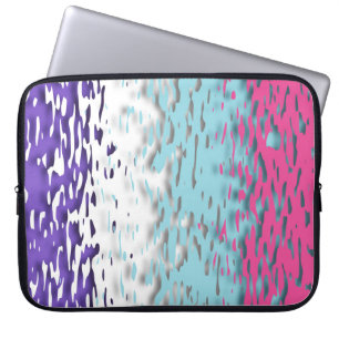 Funky Trippy Ripply Groovy Multisexual Pride Flag Laptop Sleeve