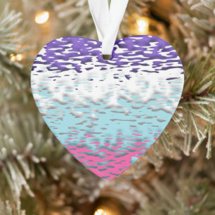 Funky Trippy Ripply Groovy Multisexual Pride Flag Ornament