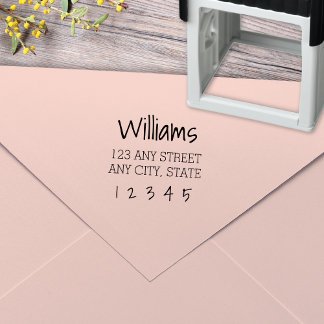 Funky Type Self-Inking Return Address Stamp